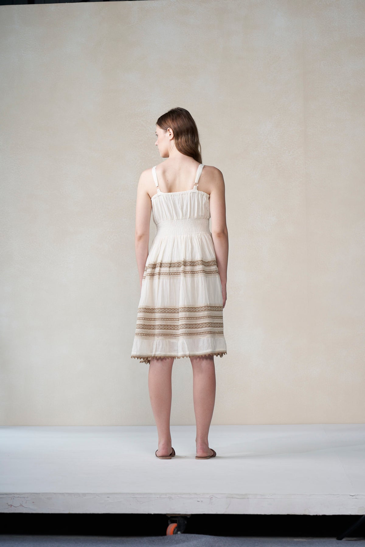 Cotton Floral Frock Dress – Frangipani Edition