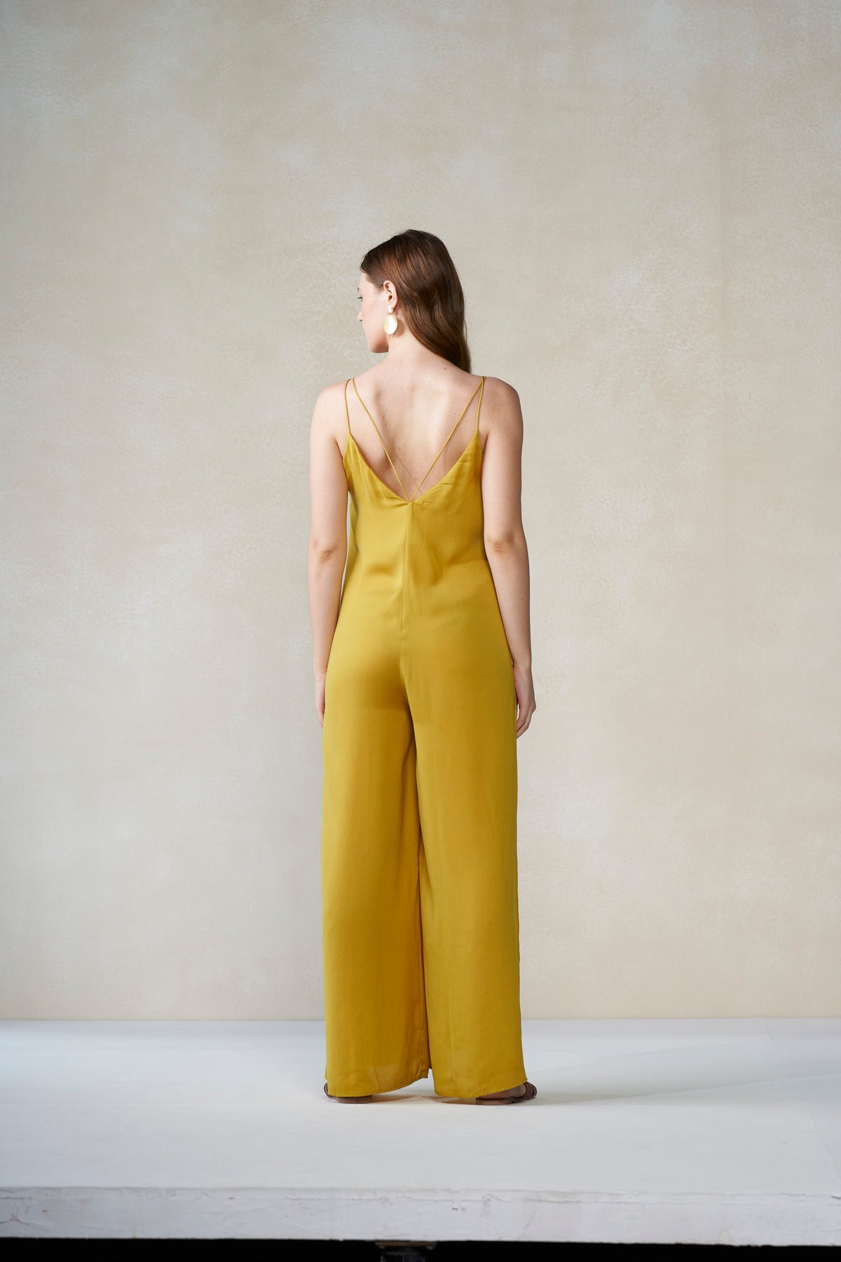 Handmade Slip Dress in Yellow – Amber Marigold Edition