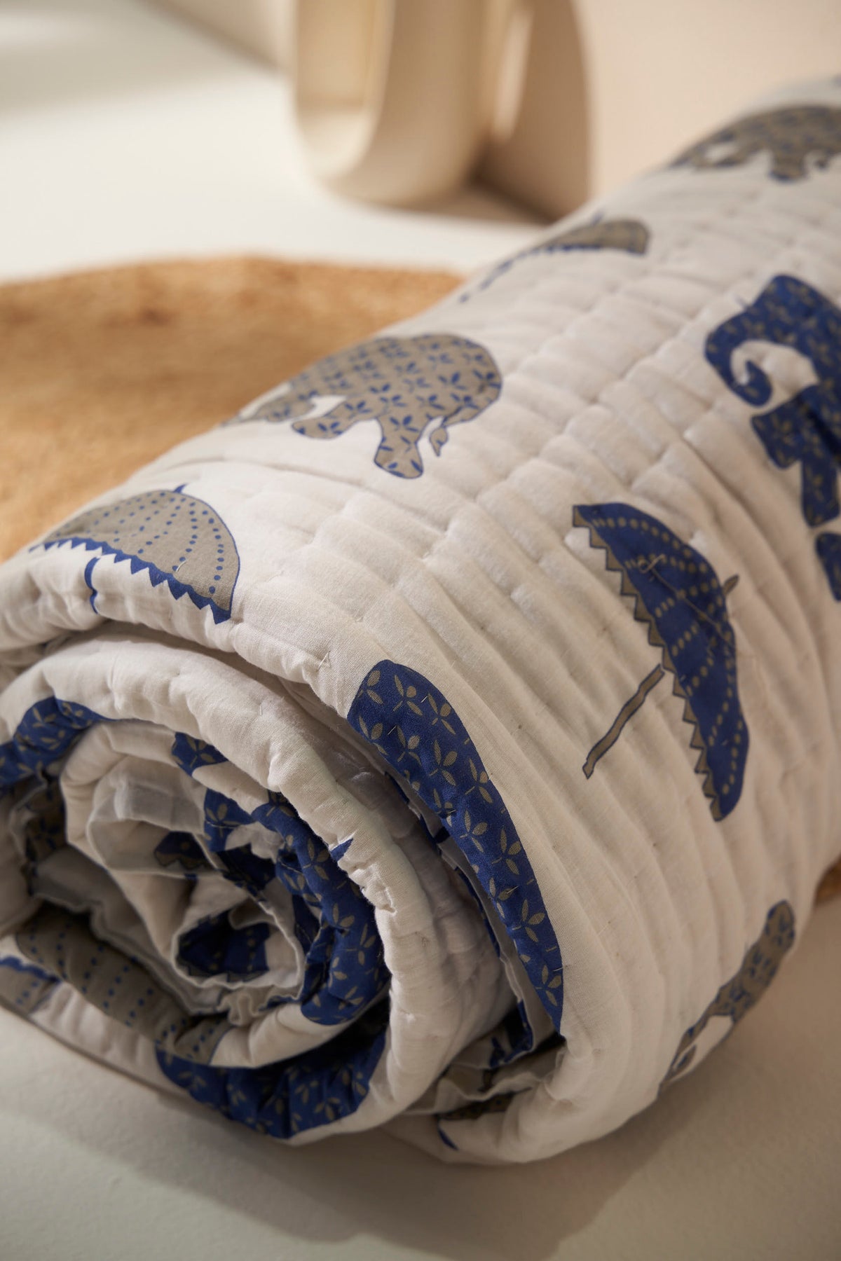 100% Cotton Monsoon Parade Quilt – Handcrafted
